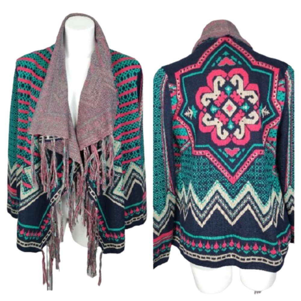 Multicolor Patterned Women's Sweater